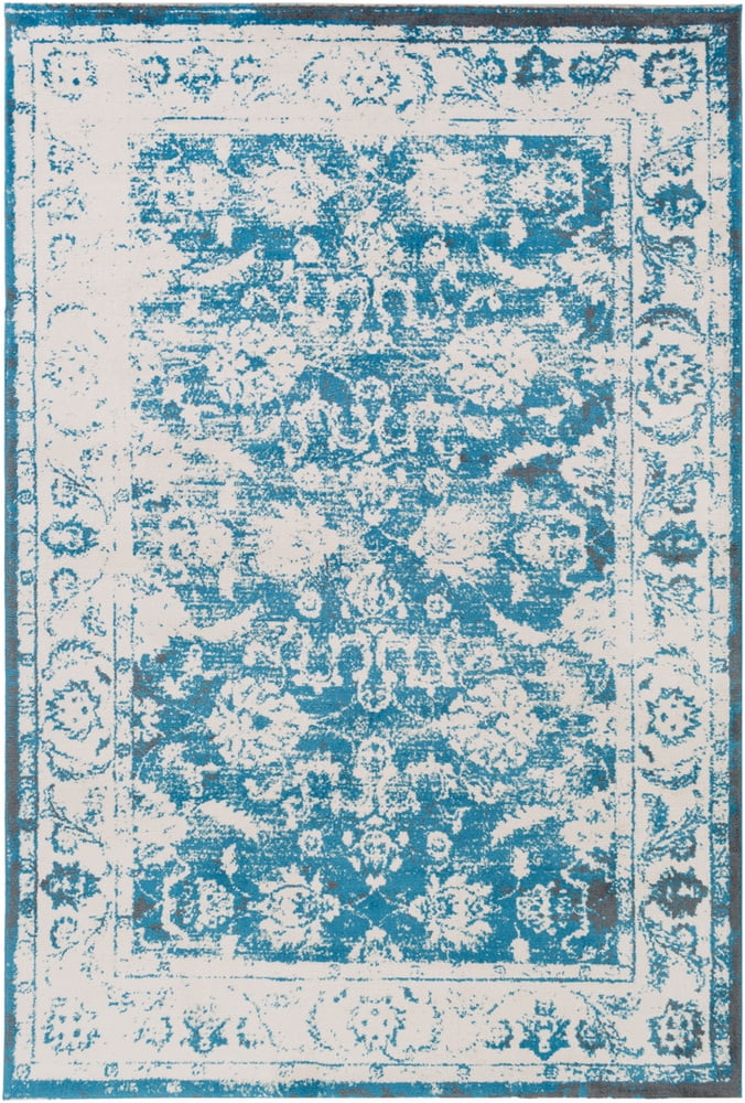 Surya Apricity 8' x Area Rug 8' x 10' Blue Neutral