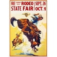 thumbnail image 1 of Great BIG Canvas | Rolled Print Collection Poster Print entitled Rodeo State Fair Roan, 1 of 4