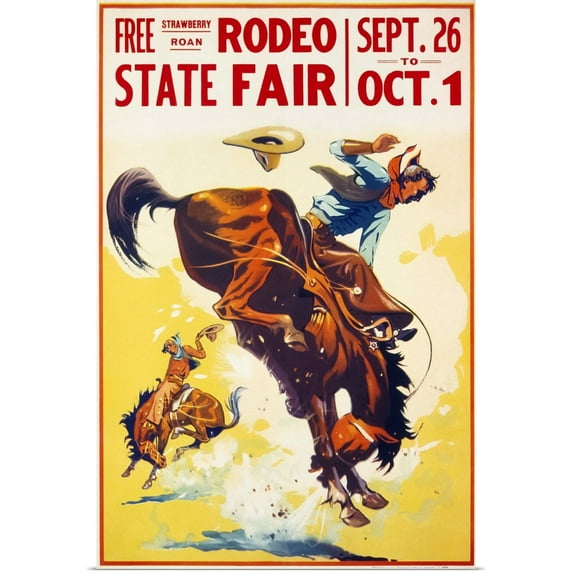 Great BIG Canvas | Rolled Print Collection Poster Print entitled Rodeo State Fair Roan
