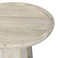 thumbnail image 5 of Simpli Home Dayton 13 inch Wide Solid Mango Wood Contemporary Wooden Accent Table in White Wash, 5 of 7