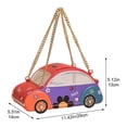 thumbnail image 3 of Yvsxxv 1Pc Red Creative Car Shaped PU Leather Chain Crossbody Shoulder Bag Casual Daily Use, 3 of 7