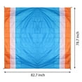 thumbnail image 4 of Spencer Beach Blanket SandProof Beach Mat Outdoor Waterproof Large Picnic Blanket, 83"x79" Picnic Mat for Couples and Family Camping Hiking Travel, 4 of 9