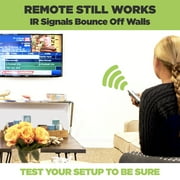 HIDEit Mounts UNI-M Adjustable Medium Electronic Device Wall Mount (Black)