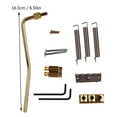 thumbnail image 2 of Elecrtic Guitar Locking Système Double Tremolo Set Guitar Bridge Silver, 2 of 5