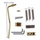 thumbnail image 2 of Sistema de trémolo Conjunto de sistema de trémolo doble con bloqueo de guitarra eléctrica Puente de guitarra dorado Romacci Sistema de trémolo, 2 of 5