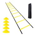 thumbnail image 1 of Speed Agility Training Set, Speed Training Equipment With Carry Bag, Includes 12 Rung Agility Ladder,10 Disc Cones And 4 Hooks For Soccer Football Box, 1 of 5