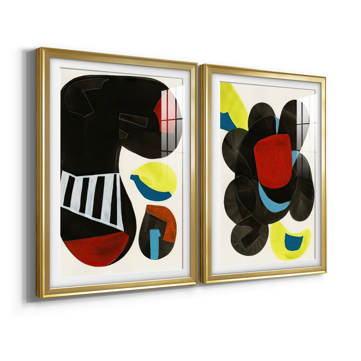Wexford Home Barcelona I Premium Framed Print, 18.5" x 24.5" - Ready to Hang, Gold (Set of 2)