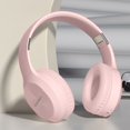 thumbnail image 4 of Clearance & Promo, Flexible Foldable Bluetooth 5.3 Headphones: HiFI Sound,Noise-Cancelling,Ultra-Clear Calling for Seamless Audio Experience , Bluetooth Headphones | Abs, Pink, MIANHT, 4 of 9