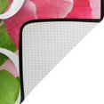 BESTKITTY Happy Mothers Mom Floral Flowers Area Rug Cover Runner Floor