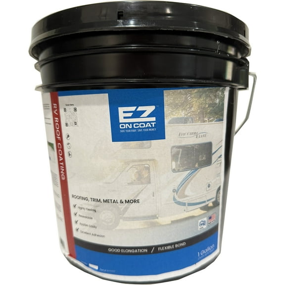 EZ On Coat 7899337 RV Roof Coating gallon
