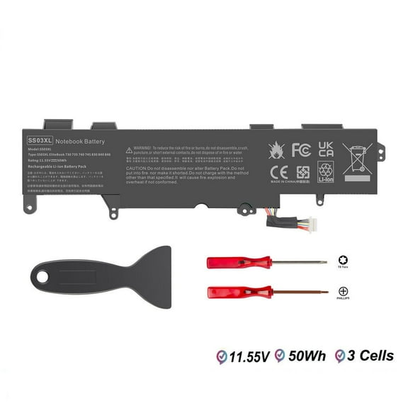 Battery for HP EliteBook 735 745 830 840 G6 Series 50Wh