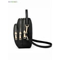 thumbnail image 4 of BadPiggies Small Crossbody Cell Phone Pouch Purse for Women, Waterproof Nylon Mini Messenger Shoulder Bag Adjustable Straps Wristlet Wallet Bag Coin Purse for Most Cellphones （Black）, 4 of 10