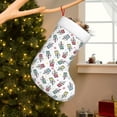 thumbnail image 2 of Cauagu Milk Tea2 for Christmas Stockings,1-Pack Large Xmas Stocking Holiday and Farmhouse Stocking Fit for Christmas Holiday Party Decoration(17.7*11 Inch), 2 of 7