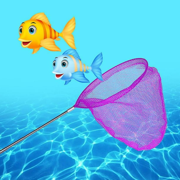 Fishing Nets For Kids And Foldable Bucket Set Colorful Telescopic