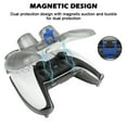 thumbnail image 2 of Étui Rigide Transparent de Protection Compatible avec PlayStation 5 Slim, Manette et Accessoires - Boîte Organisatrice de Rangement de Voyage Portable, 2 of 7