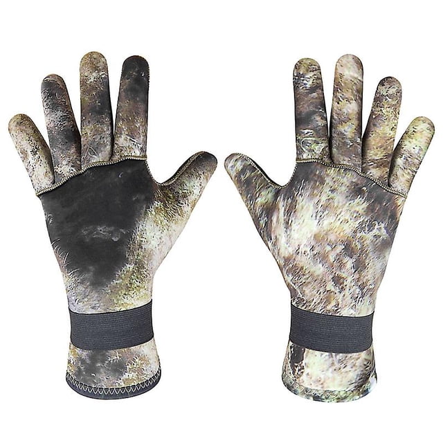 Guantes calefactables de invierno para buceo de neopreno de 3mm y 5mm para hombres y mujeres, traje de buceo, esnórquel, canoa, Spearfish, guante de caza subacuático