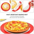 thumbnail image 4 of Red 2 Pc Roasting Pan Silicone Baking Toaster Liner Mat Non-slip, 4 of 6