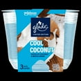 thumbnail image 6 of Glade 3-Wick Candle, Cool Coconut Limited Edition, Fragrance Infused with Essential Oils, 6.8 oz, 6 of 6