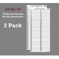 thumbnail image 4 of LV Fuse Box Circuit Breaker Panel Directory Labels/Decals/Stickers for All Electrical Panel/Load Centers (Large 60 Circuits 2 Pcs), 4 of 5