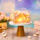 thumbnail image 4 of 3 Pcs Square Acrylic Cake Stand 3 Tiers Clear Fillable Cake Riser with LED String Light Cupcake Stand with Lid for Wedding Birthday Party Table Desserts (8 Inch, 10 Inch, 12 Inch), 4 of 5