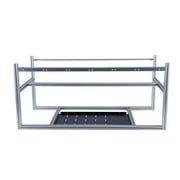 8 GPU Aluminum Open Air Frame Durable Mining Rig Case Professional Mining Rig Shelf Universal Miner Bracket,8 GPU without fans