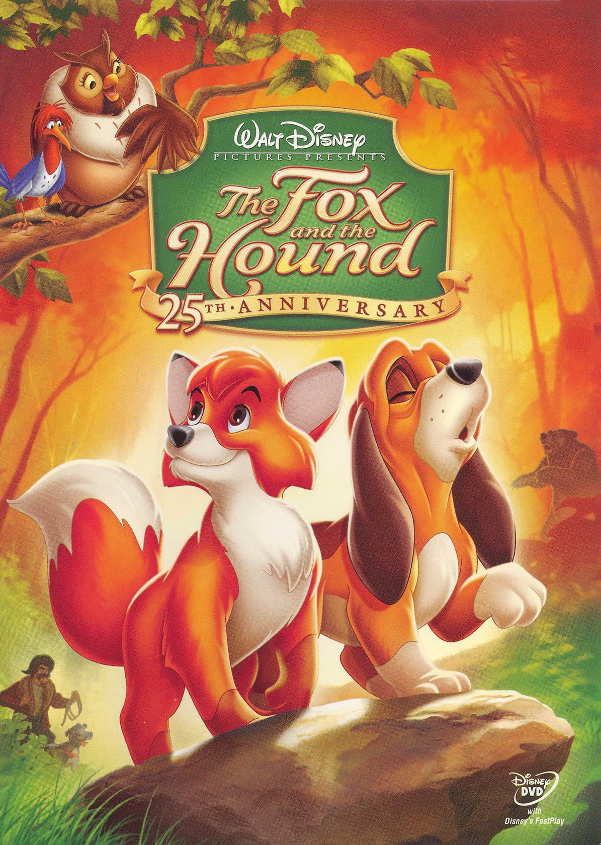 Disney, The Fox and the Hound, DVD, 83 mins, Classic Animated Film