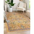 thumbnail image 2 of Traditional Nixa Collection Area Rug 7'10" Round - Brick Red, 2 of 5