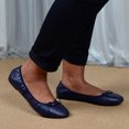 thumbnail image 2 of Women Flats Shoes Soft Canvas Upper Slip On Ballerinas Breathable Lightweight Shoes For Daily Walking Wear ,Us Size:8, 2 of 9