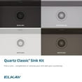 thumbnail image 7 of Elkay Elgu2522c Quartz Classic 24-5/8" Undermount Single Basin Quartz Composite Kitchen, 7 of 7