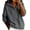 Gray#cardigan sweater for women with zipper, variant on Zip Up Sweaters for Women with Hood Cable Knit Drawstring Hooded Cardigans Long Sleeve Casual Loose Cardigan Sweater Coat Fashion Fall Winter Clothes 3XL