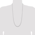 thumbnail image 2 of Diamond2Deal 925 Sterling Silver 5 mm Solid Rope Chain Necklace for Women 30", 2 of 7