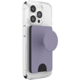 thumbnail image 3 of PopSockets Phone Wallet for MagSafe, Phone Card Holder with Grip, Purple - Dusk, 3 of 4