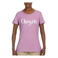 thumbnail image 2 of Wild Bobby Chosen 1 Peter 2:9 Inspirational/Christian Women Graphic Tee, Light Pink, XX-Large, 2 of 5