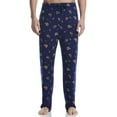 thumbnail image 2 of Ben Hogan Men's and Big Men's Short Set of Sleeve Solid Crew Shirt with Taco Tuesday Conversational Deluxe Touch Sleep Lounge Pant, Size S-2XL, 2 of 7