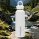 thumbnail image 4 of Botellas térmicas de metal con aislamiento al vacío, reutilizables, para viaje, 600 ml (20 oz) Blanco, 4 of 4