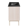 thumbnail image 5 of Classe 36 in. White Oak Bathroom Vanity With Black, 3-Hole Ceramic Sink Top, 5 of 8