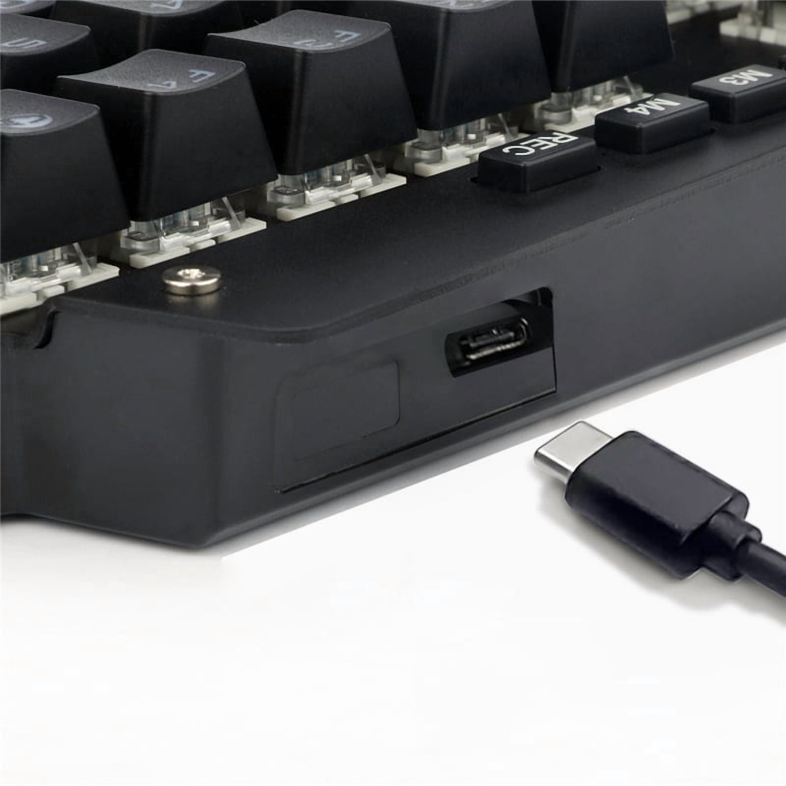 K700 One-hand Mechanical Gaming Keyboard RGB LED Backlight Outemu Switch Full for Key Macro Defines 44 keys Keyboard Rep
