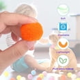 thumbnail image 5 of FORICOM Cat Toy Ball Set, 100pcs Plush Cat Pom Pom Balls & 1 Cats Fetch Toy Launcher Set for Kitten Catch Fetch Interactive Cat Toy (100Balls+1 Launcher), 5 of 6