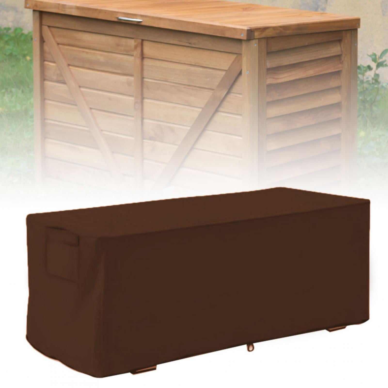 ANGGREK Waterproof Sturdy Covers Outdoor Deck Box Protective Cover