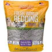 Sunseed Fresh World Small Animal Bedding, Grey, 975 Cu In