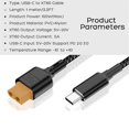 thumbnail image 4 of USB-C Type-C to XT60 Charging Cable PD 100W 20V/5A Charging Cable for Tool Set Kitrc M7 M6 M6D M8S Charger, Solar Panel., 4 of 5