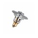 thumbnail image 2 of Tapón de drenaje para lavabo de baño, colador de lavabo de bañera emergente con canasta antiobstrucciones, recolector de cabello para 1.02-1.9 Oro Plata, Oro Plata, 2 of 5
