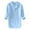 Blue, variant on Mens Shirts Button Down Autumn Thobe Arabic Long Sleeve Black Fall Tops for Men Trendy size M