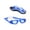 Style F, variant on Kids Swim Goggles, Anti-Fog Waterproof Clear Lens Professional Racing Swimming Goggles, 1 Pack Flat Light Purple Swim Glasses With Protective Storage Case, For Children Youth Swimming Practice Compet