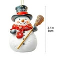 thumbnail image 3 of CuiLiyq Christmas Snowman Ornaments, Acrylic Christmas Tree Decor, Cartoon Style for Holiday Party Home Festive Decor (3.1 Inch), 3 of 6