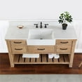 thumbnail image 6 of Villareal 60" Single Bath Vanity in Weathered Pine Wood & White Farmhouse Basin, 6 of 13