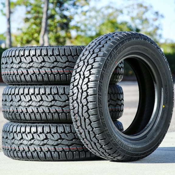 Set of 4 Armstrong Tru-Trac AT 275/55R20 117T XL a/t All Terrain Tires
