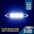 thumbnail image 7 of Pilot Automotive IL-6461B-AM Blue LED Dome Light Bulb, 7 of 7