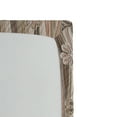 thumbnail image 3 of Ambesonne Floral Fitted Sheet, Flowers on Wavy Stripes, Full Size, Dark Brown Sand Brown, 3 of 3