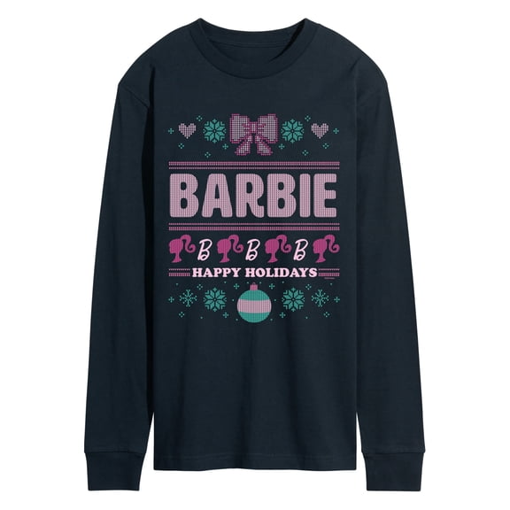 Barbie - Xmas Sweater - Men's Long Sleeve Graphic T-Shirt